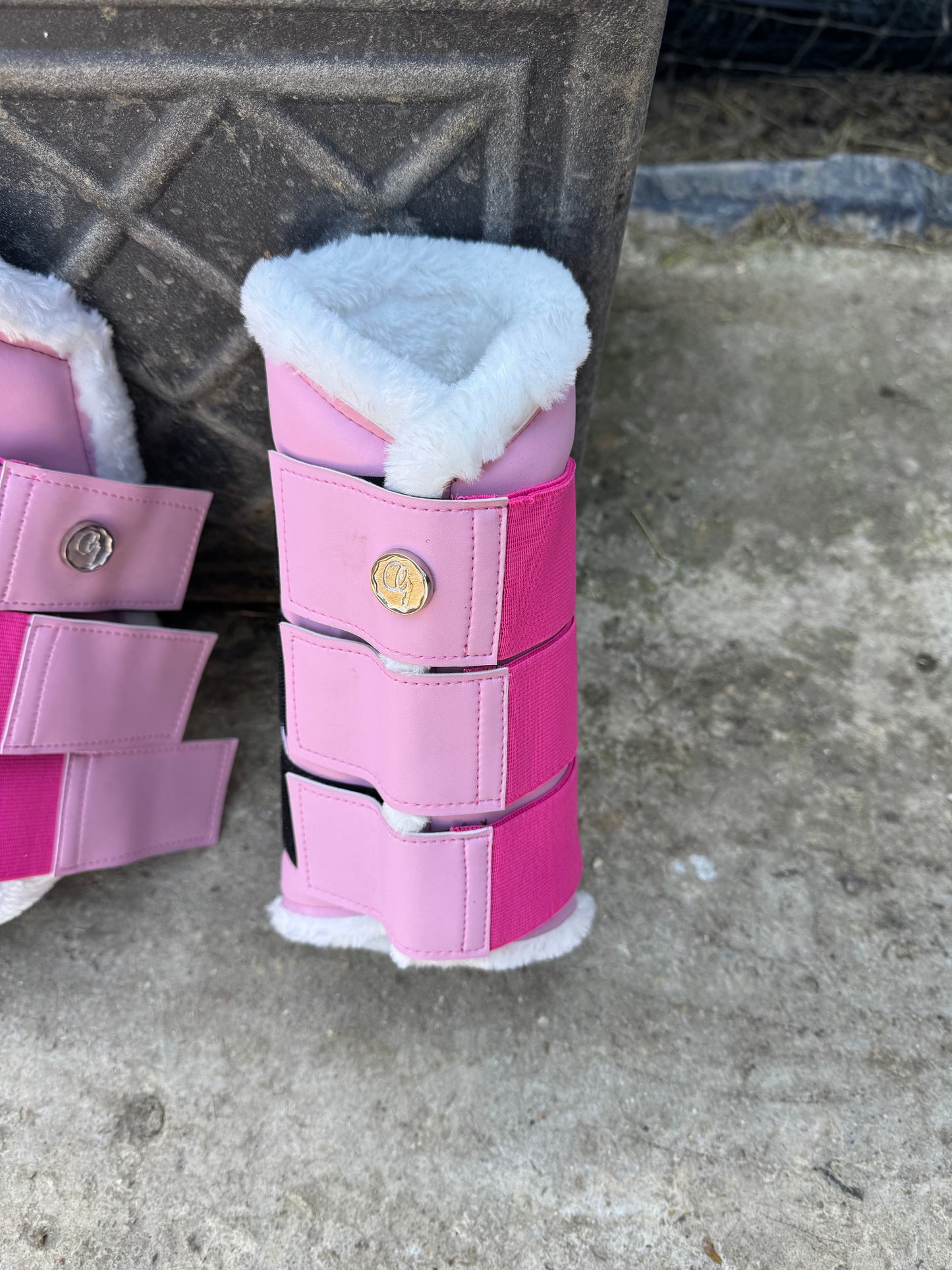 Stunning Fur Lined leather brushing boots