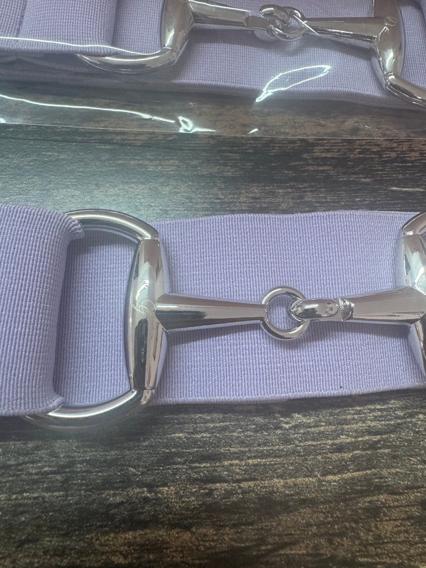 Surcingle belts with 2 inch snaffle bit style hook fastenings